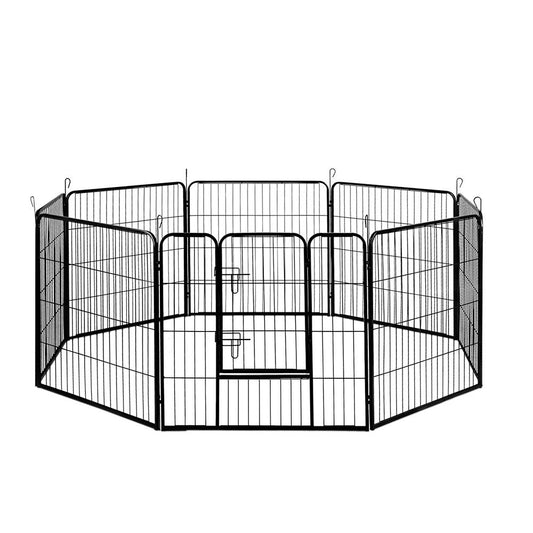 i.Pet 8 Panel Pet Dog Playpen Puppy Exercise Cage Enclosure Fence Play